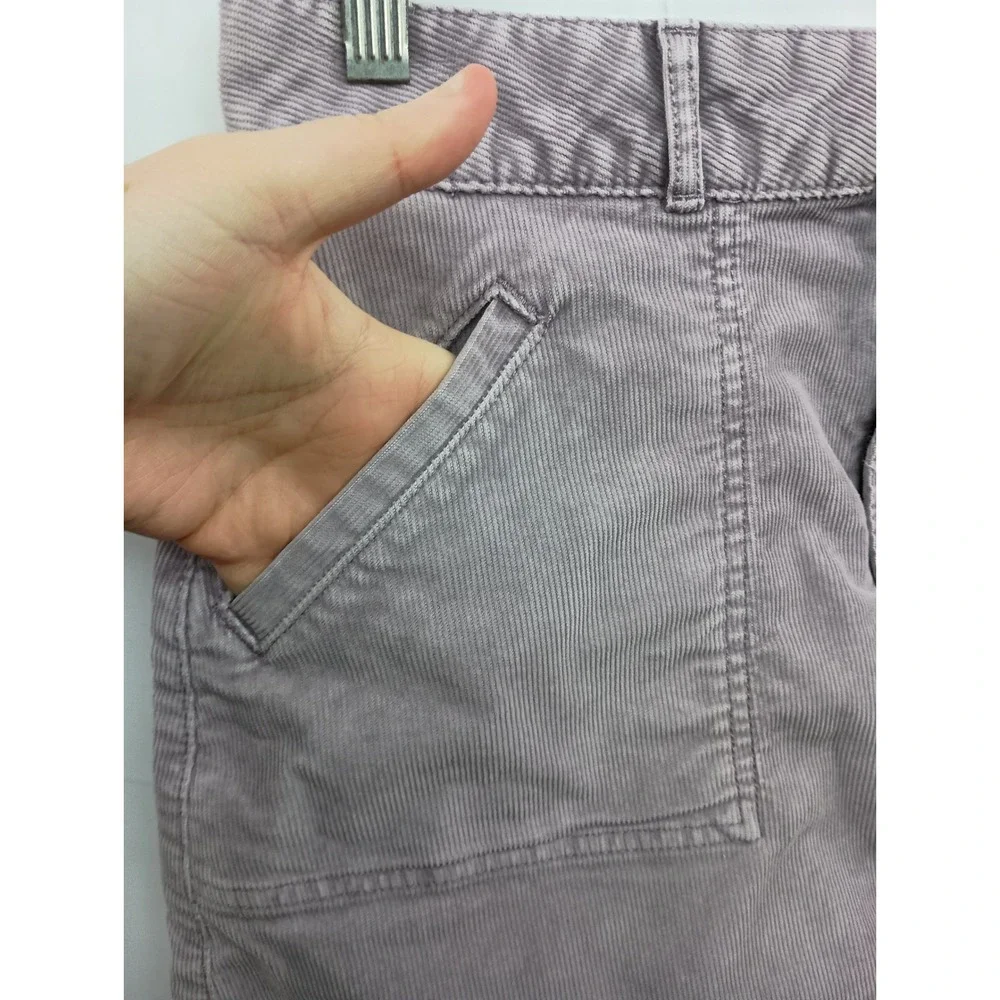 American eagle high waisted corduroy lilac purple‎ mini summer spring skirt 6